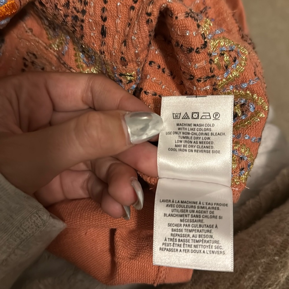 Anthropologie Pink Embellished Crewneck Sweater - Picture 8 of 13